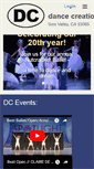 Mobile Screenshot of dancecreations.com